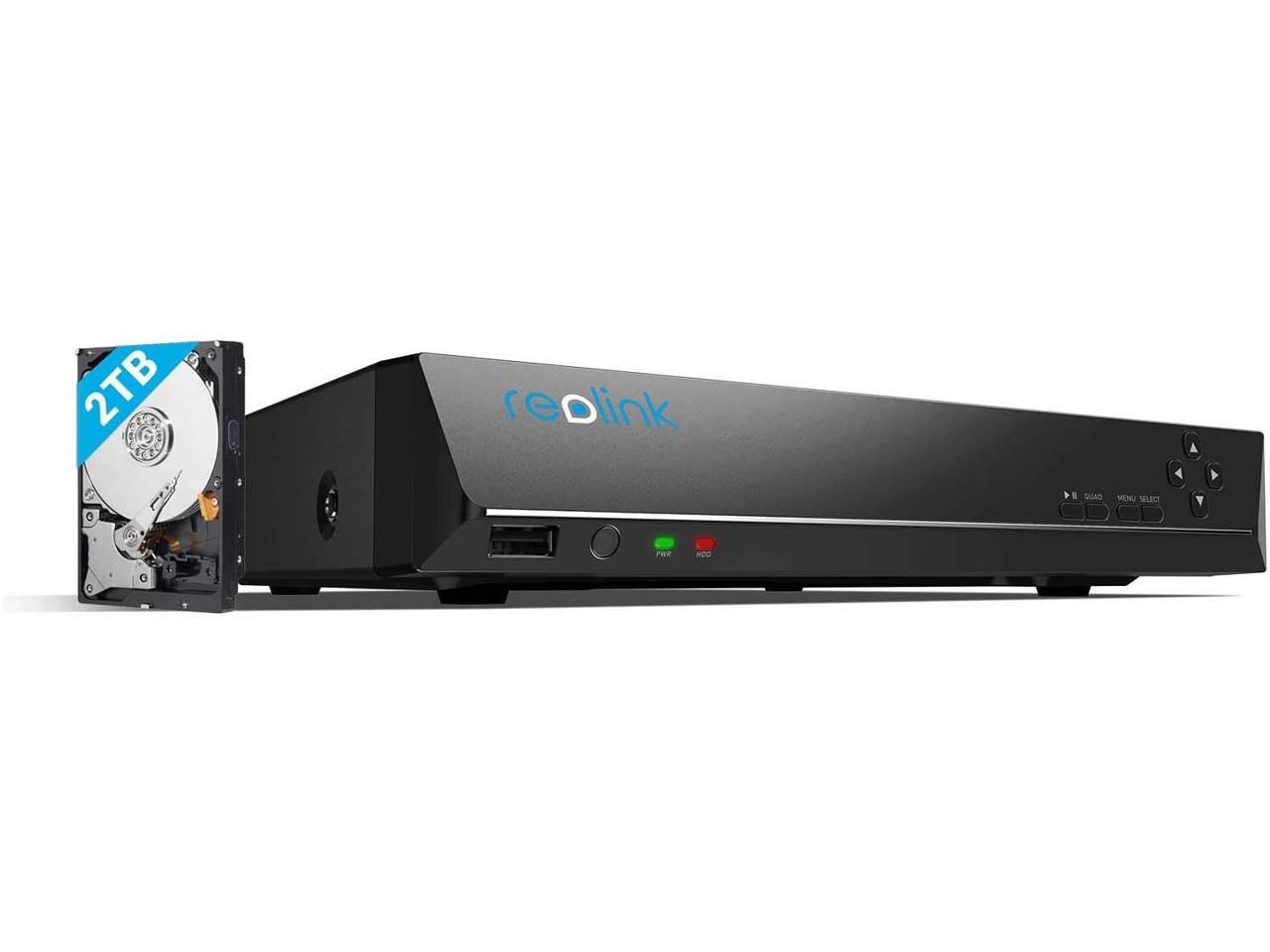 REOLINK Reolink RLN8-410 8-Channel PoE NVR for 24/7 Rec thumbnail 2