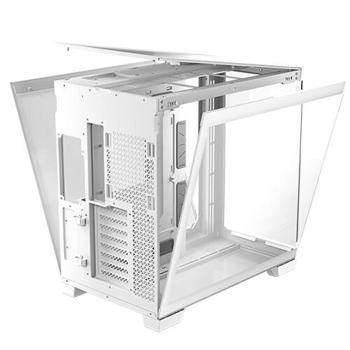 ANTEC C8 FRONT & SIDE GLASS PANEL CASE WHITE thumbnail 10