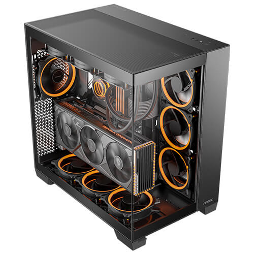 ANTEC C8 FRONT & SIDE GLASS PANEL CASE BLACK thumbnail 25