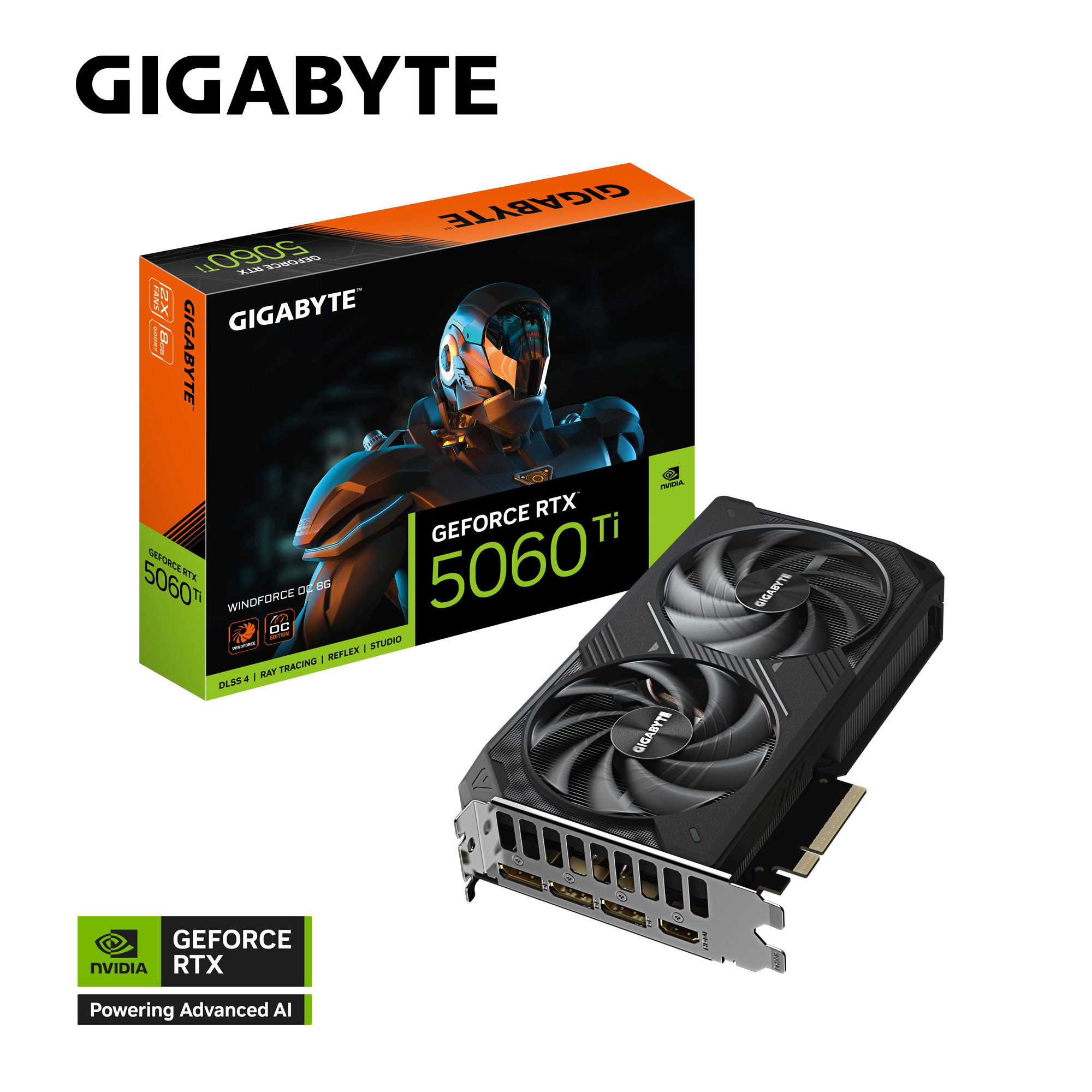 GIGABYTE RTX5060TI WINDFORCE X2 OC 8GB GDDR7 thumbnail 24