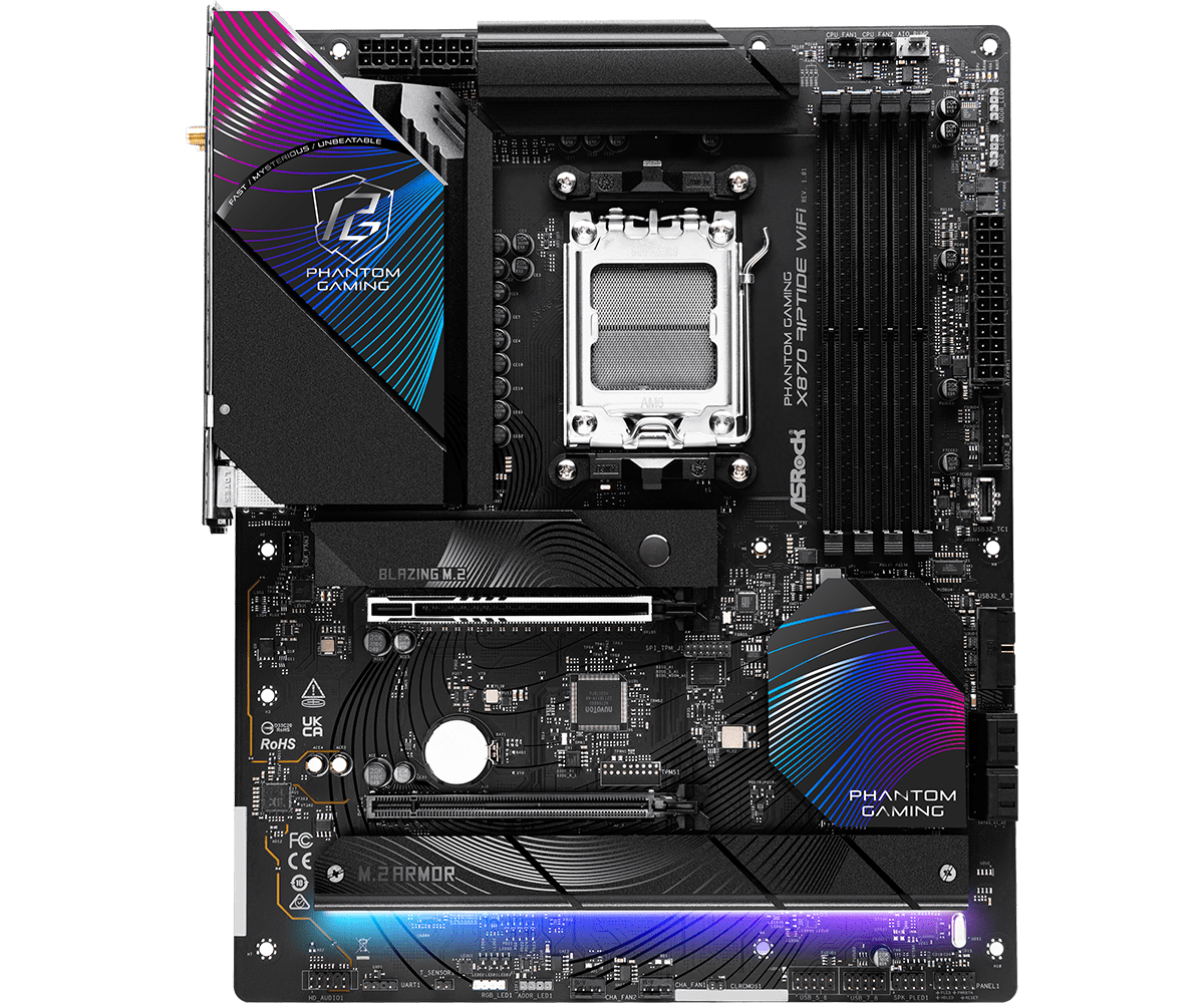 ASROCK PHANTOM GAMING X870 RIPTIDE WIFI thumbnail 2