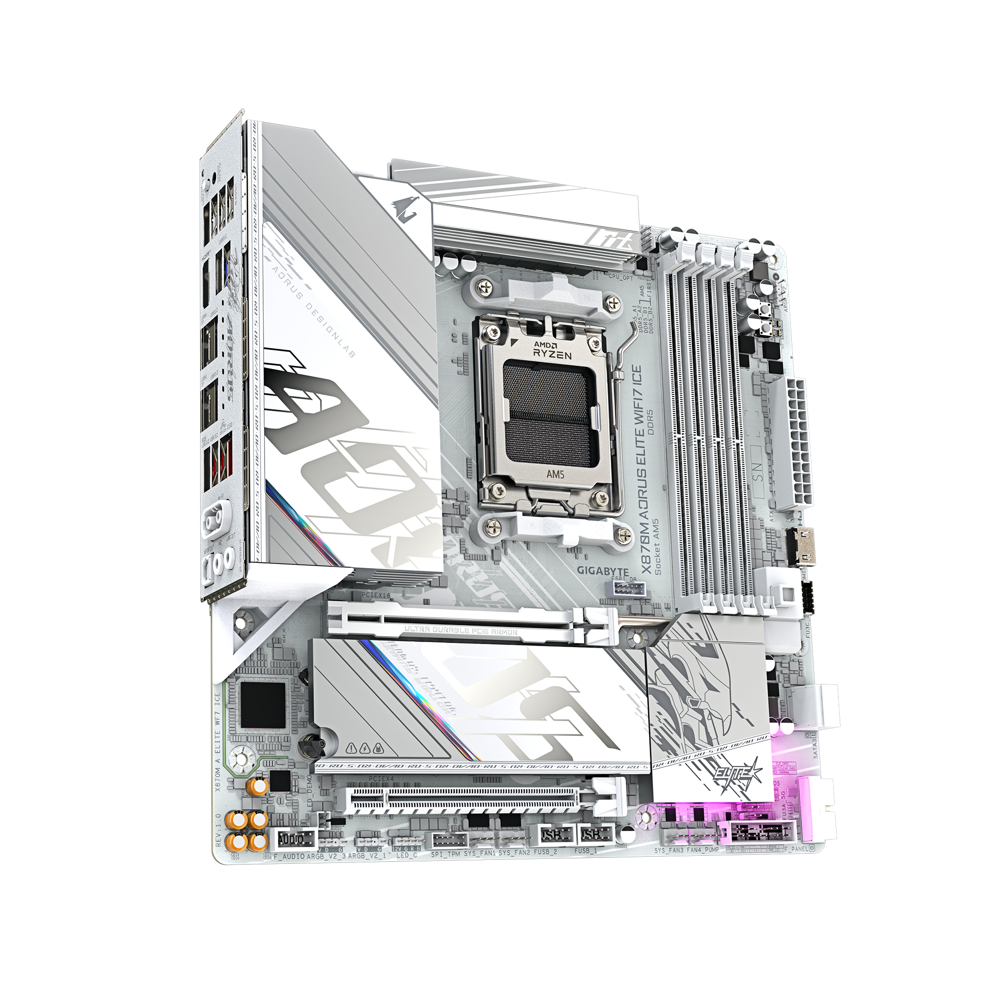 GIGABYTE X870M AORUS ELITE WIFI7 ICE thumbnail 9