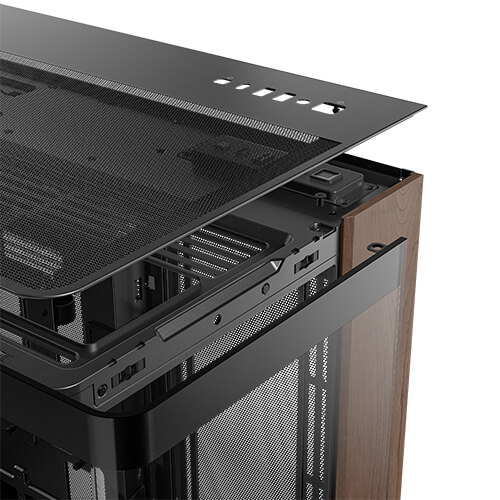 ANTEC C8 CURVE WOOD FRONT & SIDE GLASS CASE thumbnail 16