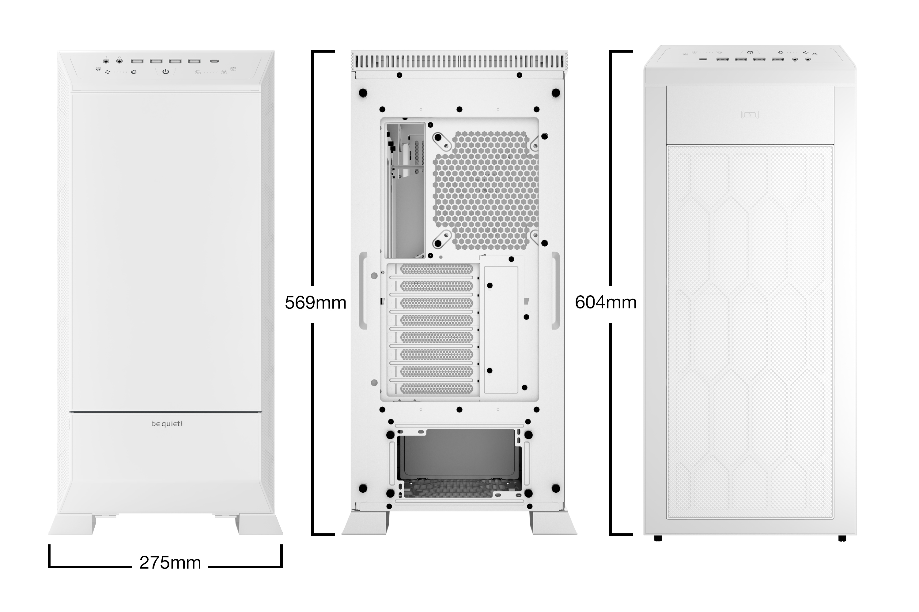 BE QUIET! DARK BASE PRO 901 WHITE (BGW51) thumbnail 3