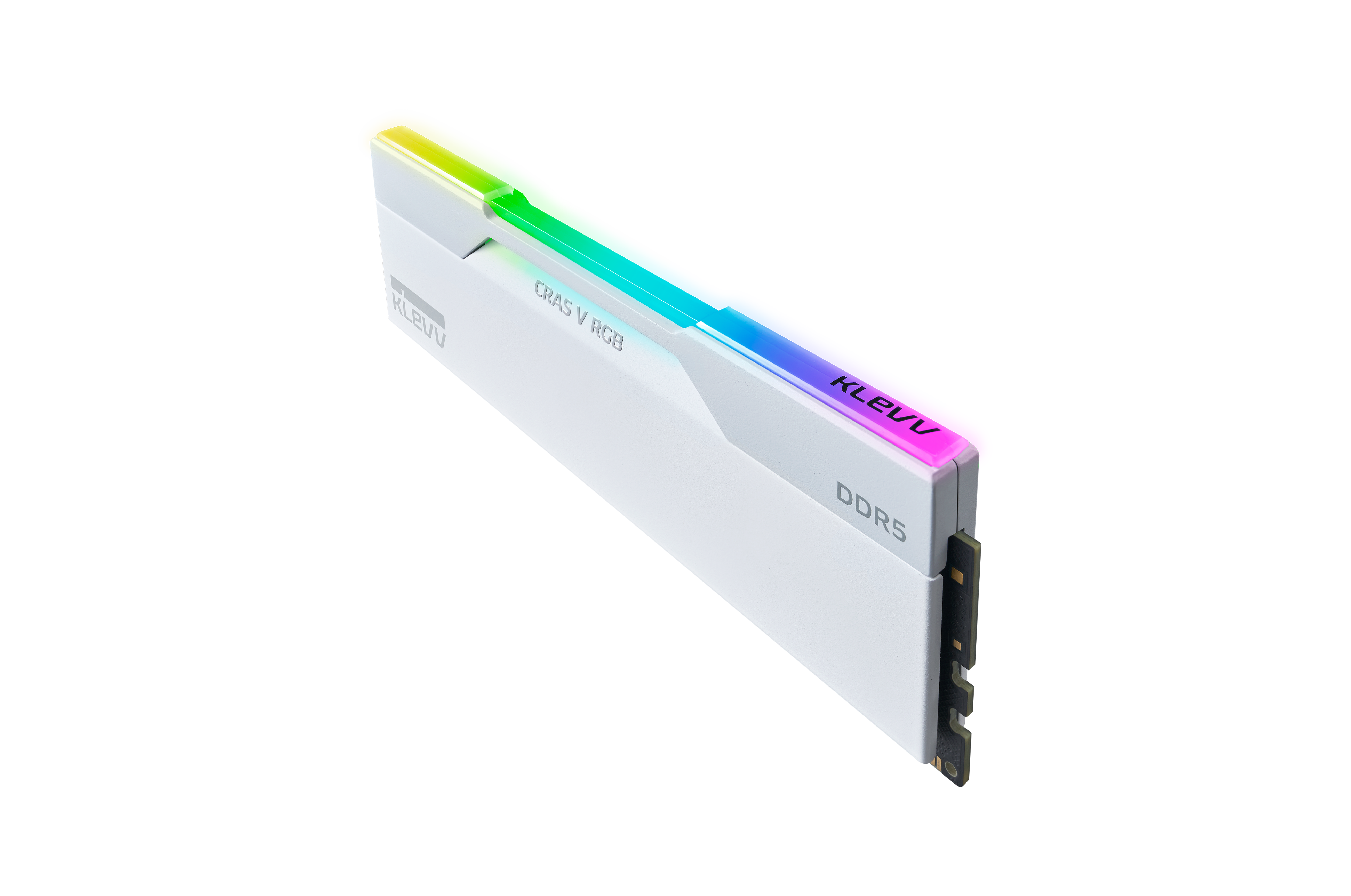 KLEVV CRAS V RGB 64G(32G*2) DDR5 6000MHZ 1.35V WHITE thumbnail 8