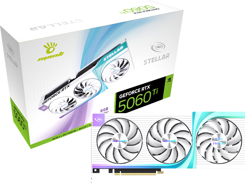 MANLI RTX5060TI OC 8GB GDDR7 STELLAR X3 thumbnail 4