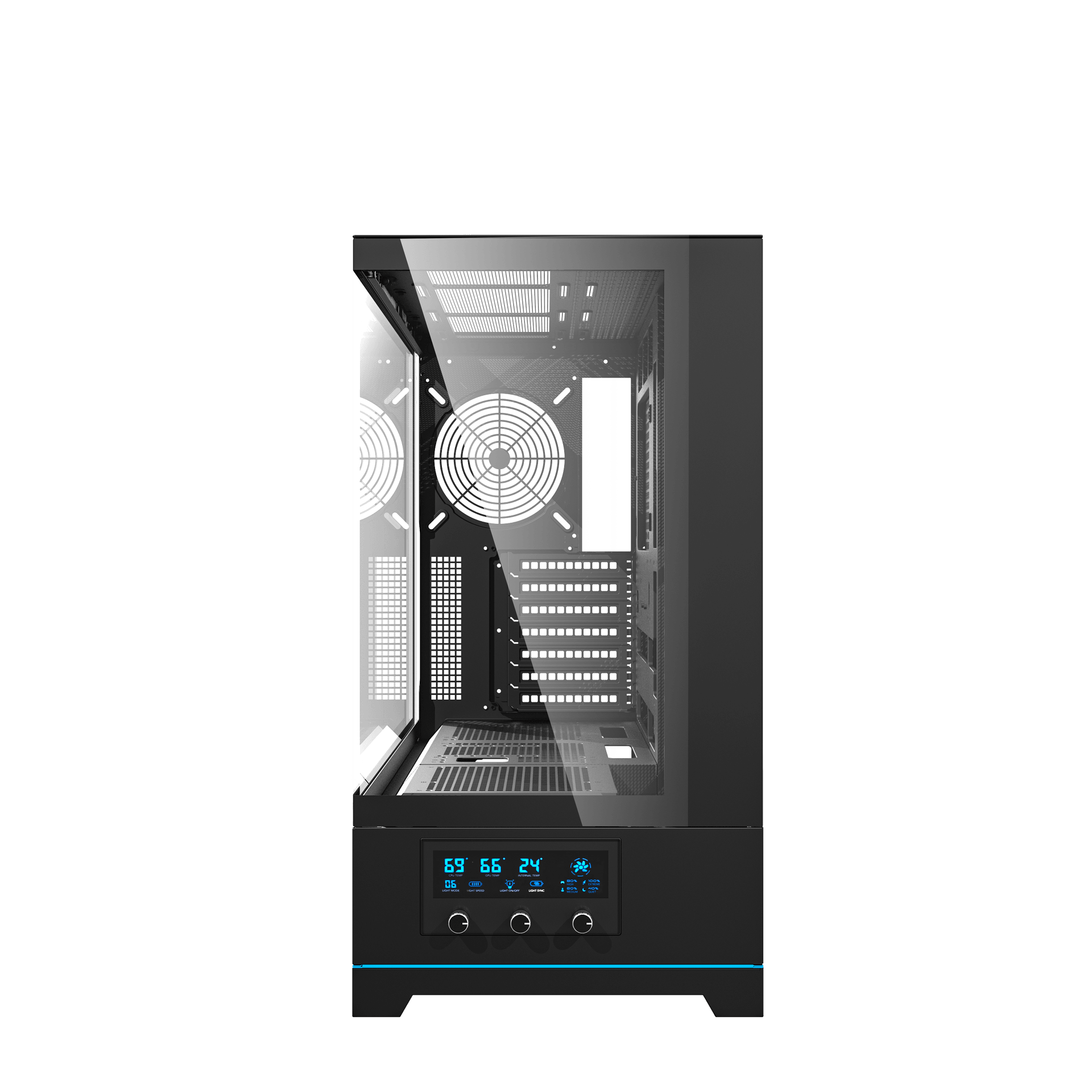 DARKFLASH DY451 PRO ATX CASE BLACK thumbnail 2