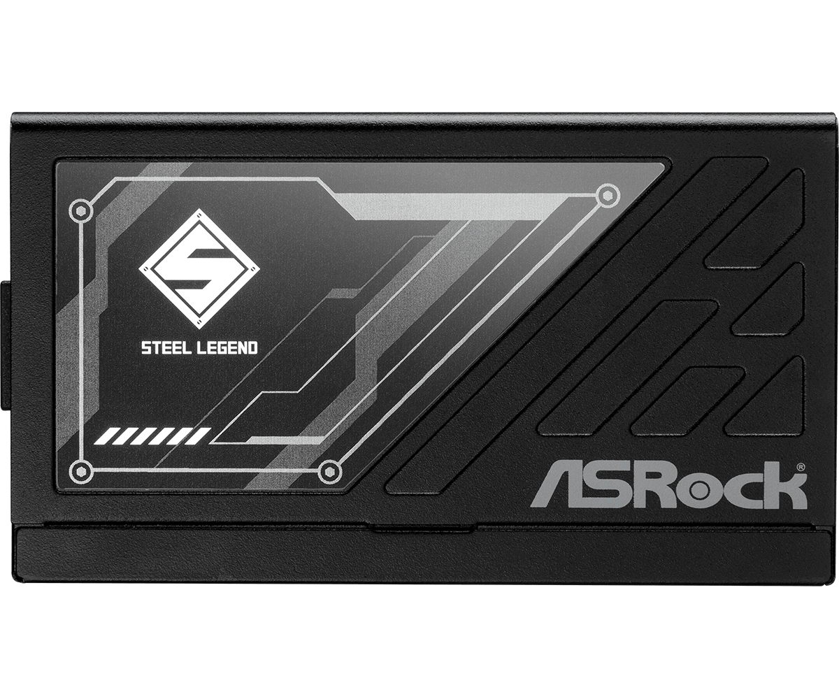 ASROCK STEEL LEGEND 650W GOLD ATX 3.1 PSU BLACK thumbnail 5