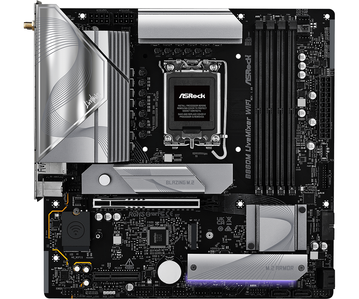ASROCK B860M LIVEMIXER WIFI thumbnail 2