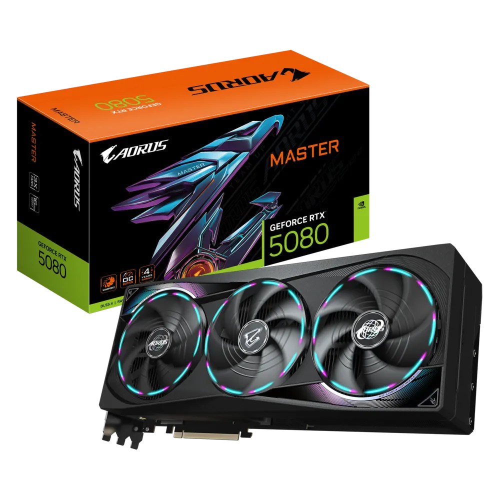 RTX5080 AORUS MASTER 16GB GDDR7 thumbnail 4