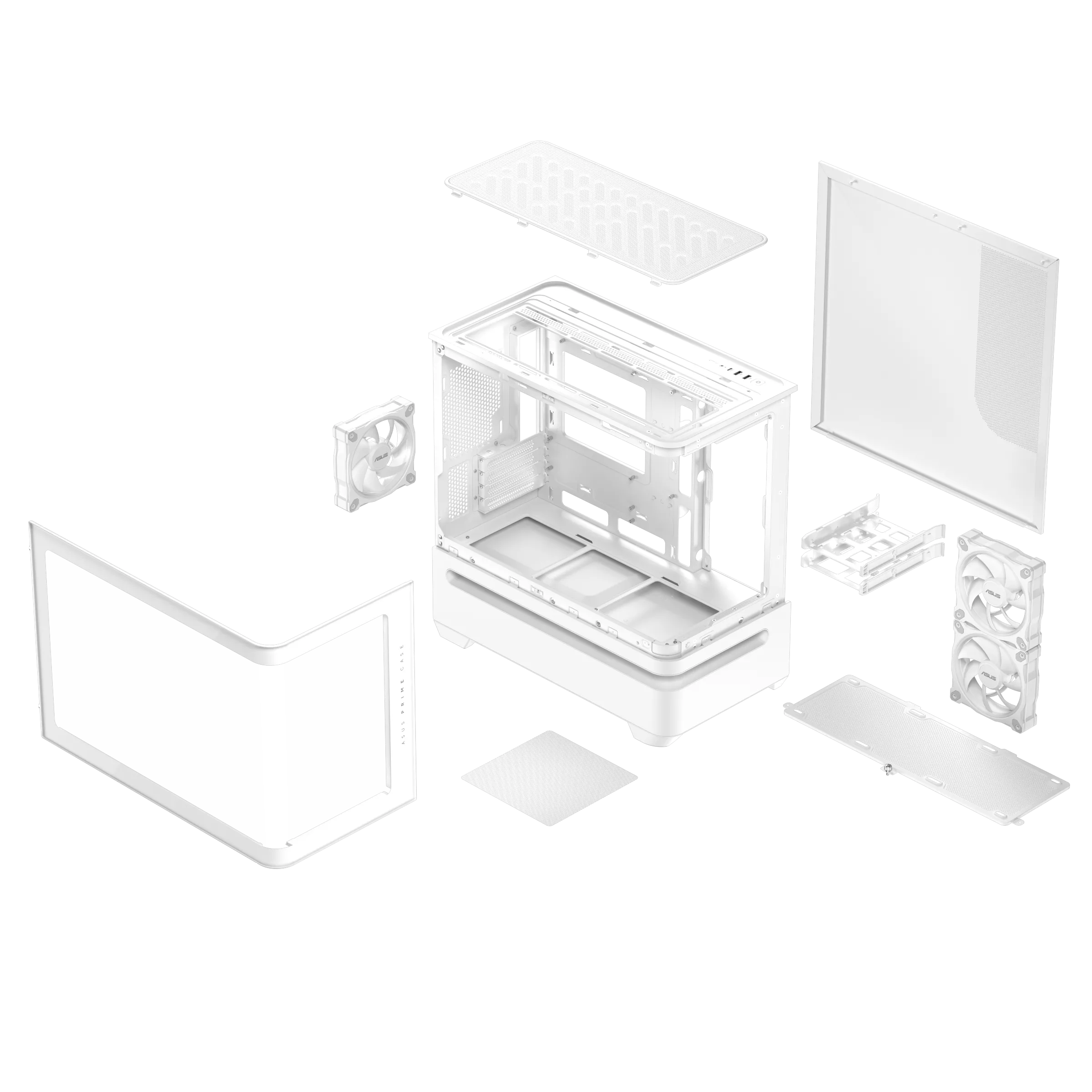 ASUS PRIME AP202 TG ARGB MATX CASE WHITE thumbnail 16