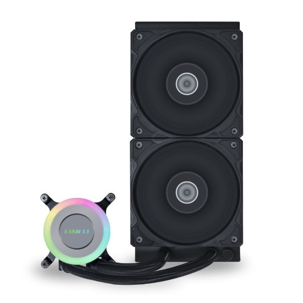 LIAN LI GALAHAD II LITE 240P AIO CPU WATER COOLER BLACK thumbnail 2