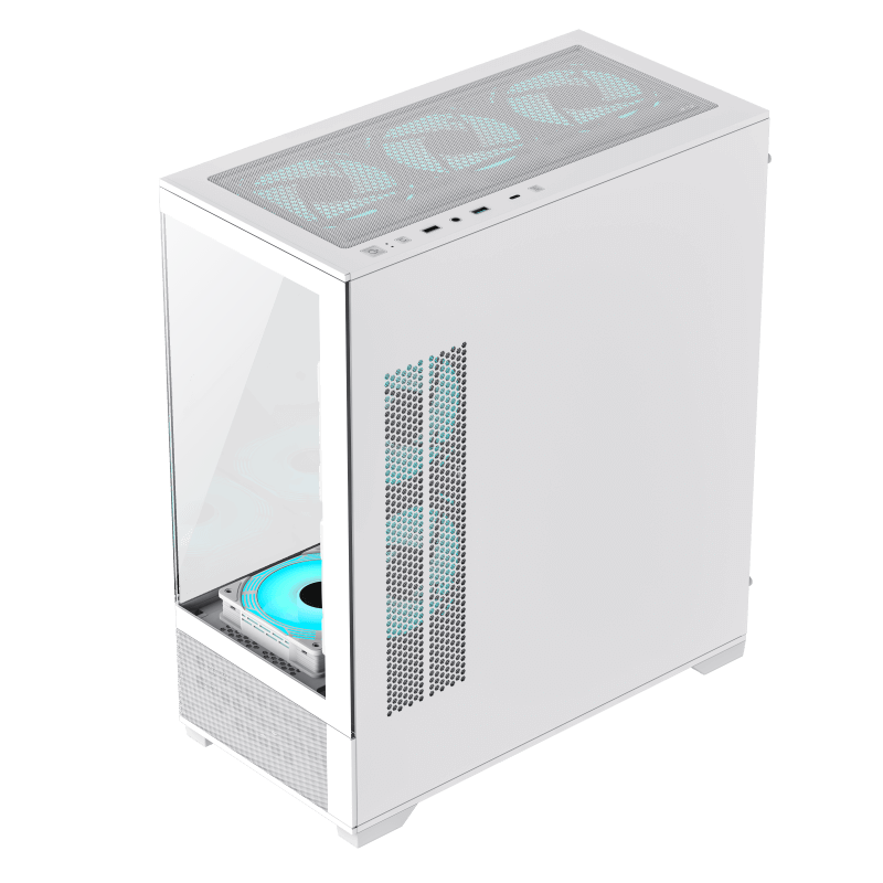 GAMEMAX VISTA AW ATX CASE WHITE thumbnail 8