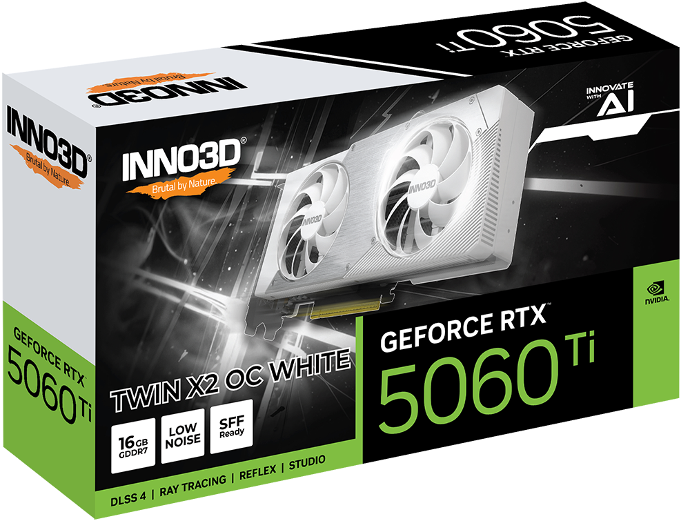 RTX5060TI X2 OC 16GB GDDR7 WHITE