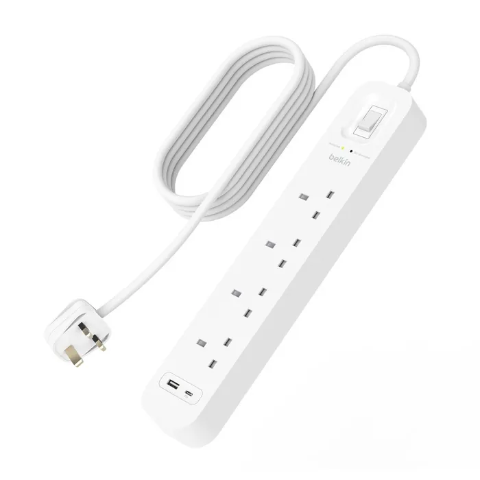 BELKIN Connect Surge Protector 4 位防雷保護拖板 (2M) thumbnail 3