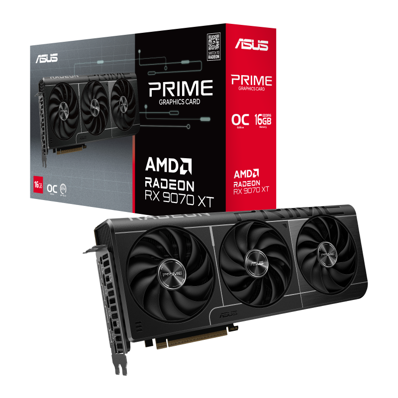 PRIME RX9070XT OC 16GB GDDR6 thumbnail 4
