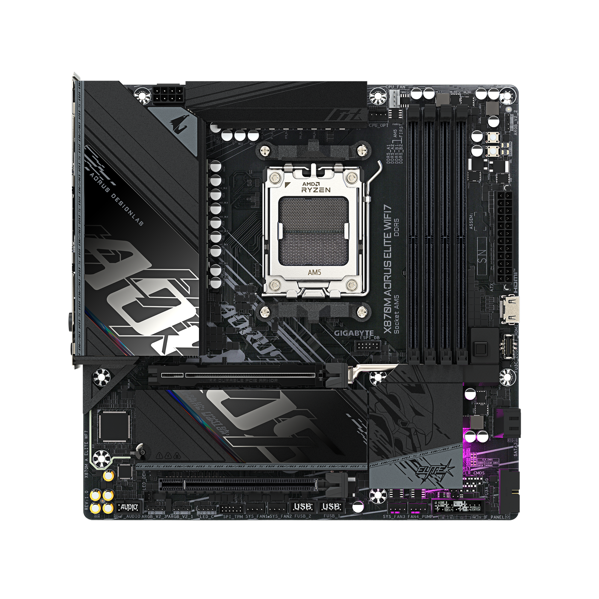 GIGABYTE X870M AORUS ELITE WIFI7 thumbnail 2