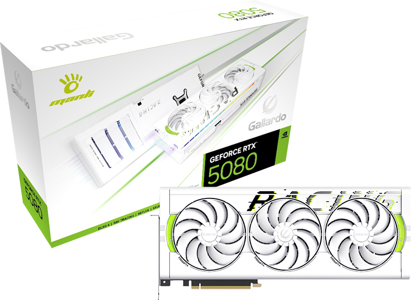 RTX5080 16GB GDDR7 OC GALLARDO X3 WHITE