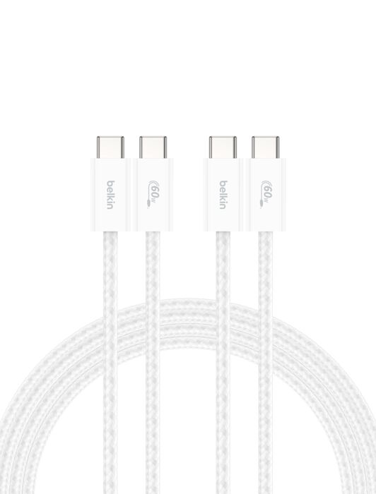 BELKIN BoostCharge USB-C至USB-C編織連接線(60W/1.5米/2PK) thumbnail 5