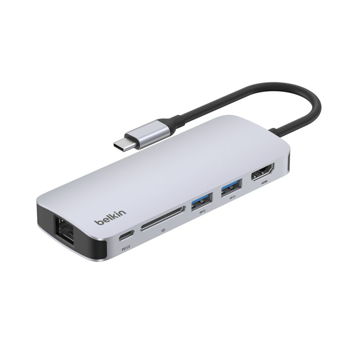 BELKIN USB-C 6 合 1 高速多媒體集線器 thumbnail 4