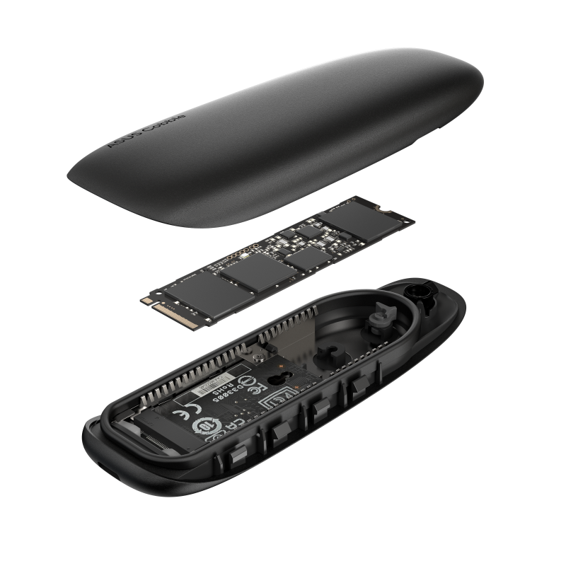 COBBLE SSD ENCLOSURE GRAY