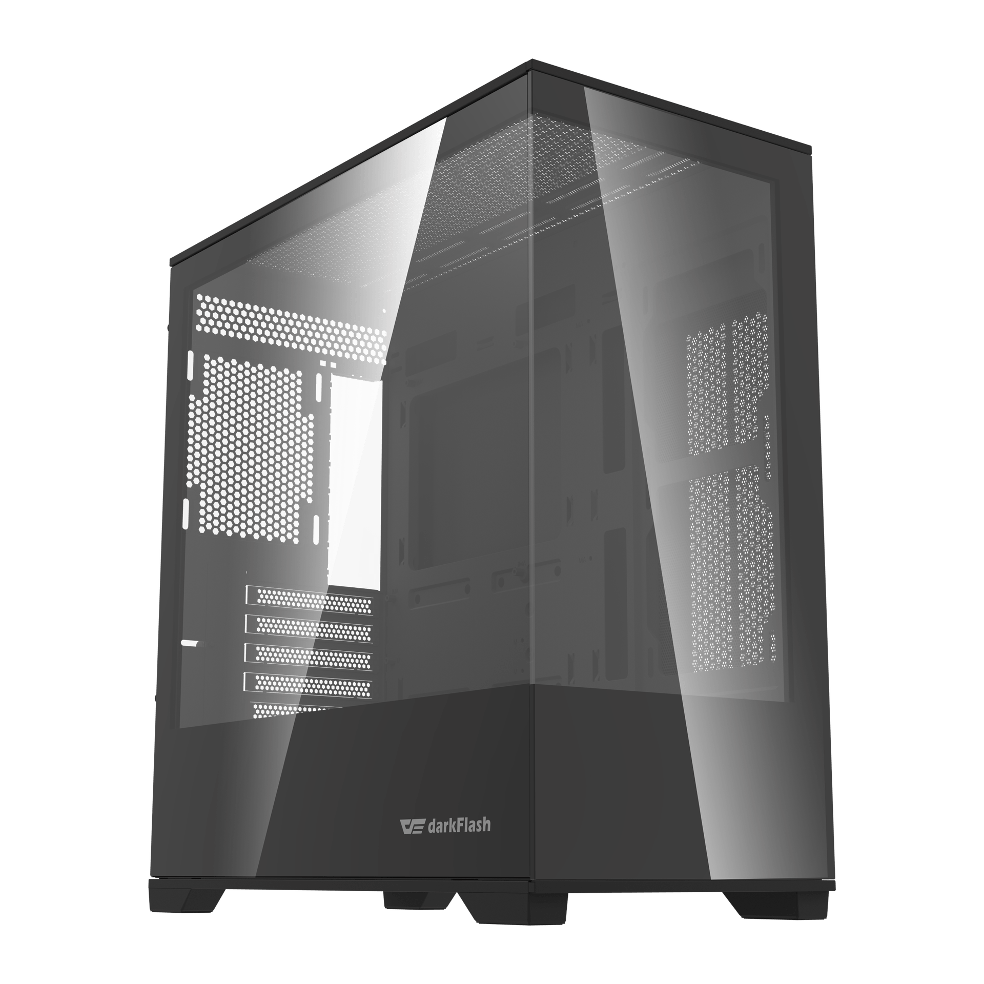 DARKFLASH DK415P WITH 3 ARGB FANS MATX CASE BLACK thumbnail 4