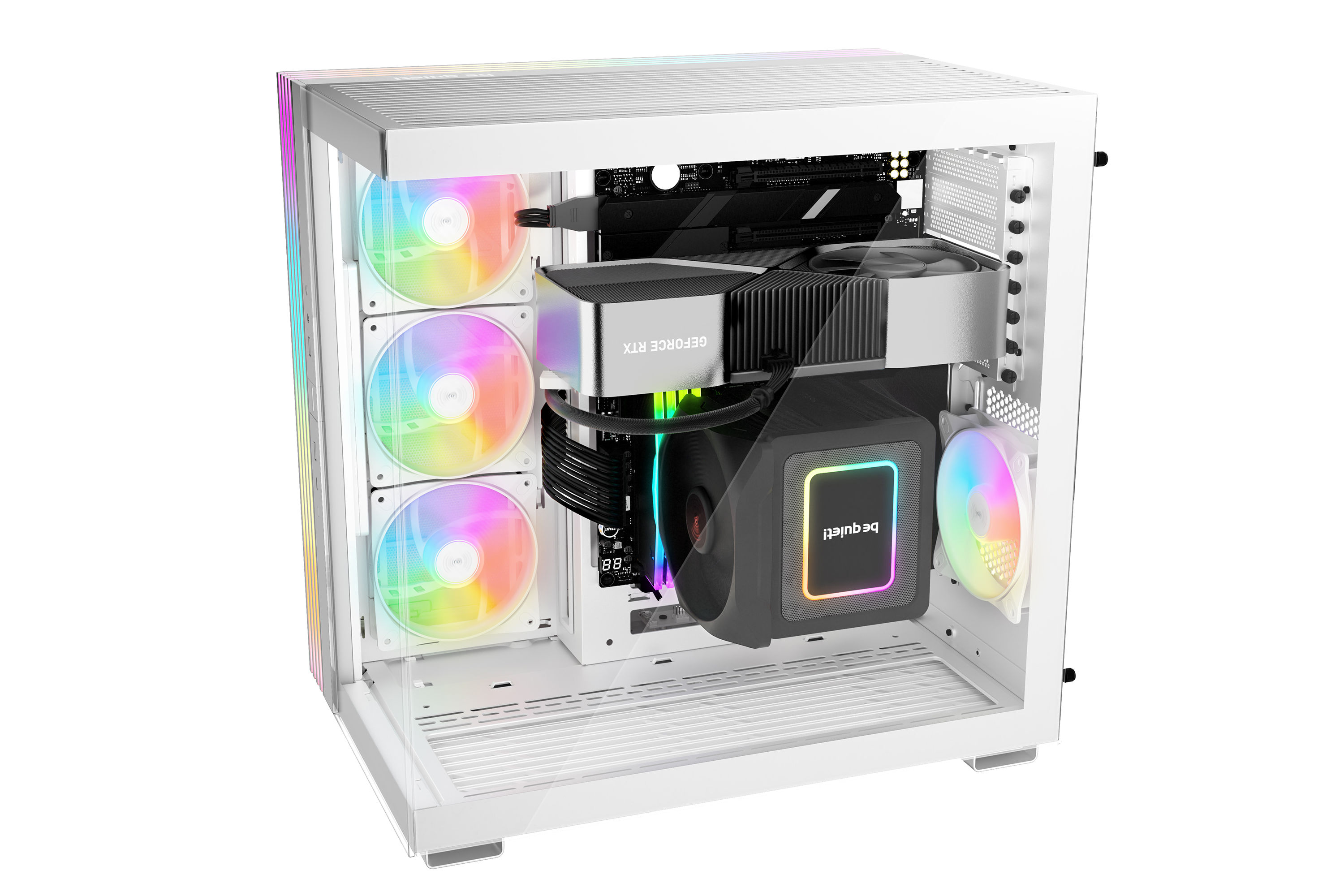 BE QUIET! LIGHT BASE 600 LX WHITE (BGW68) thumbnail 3