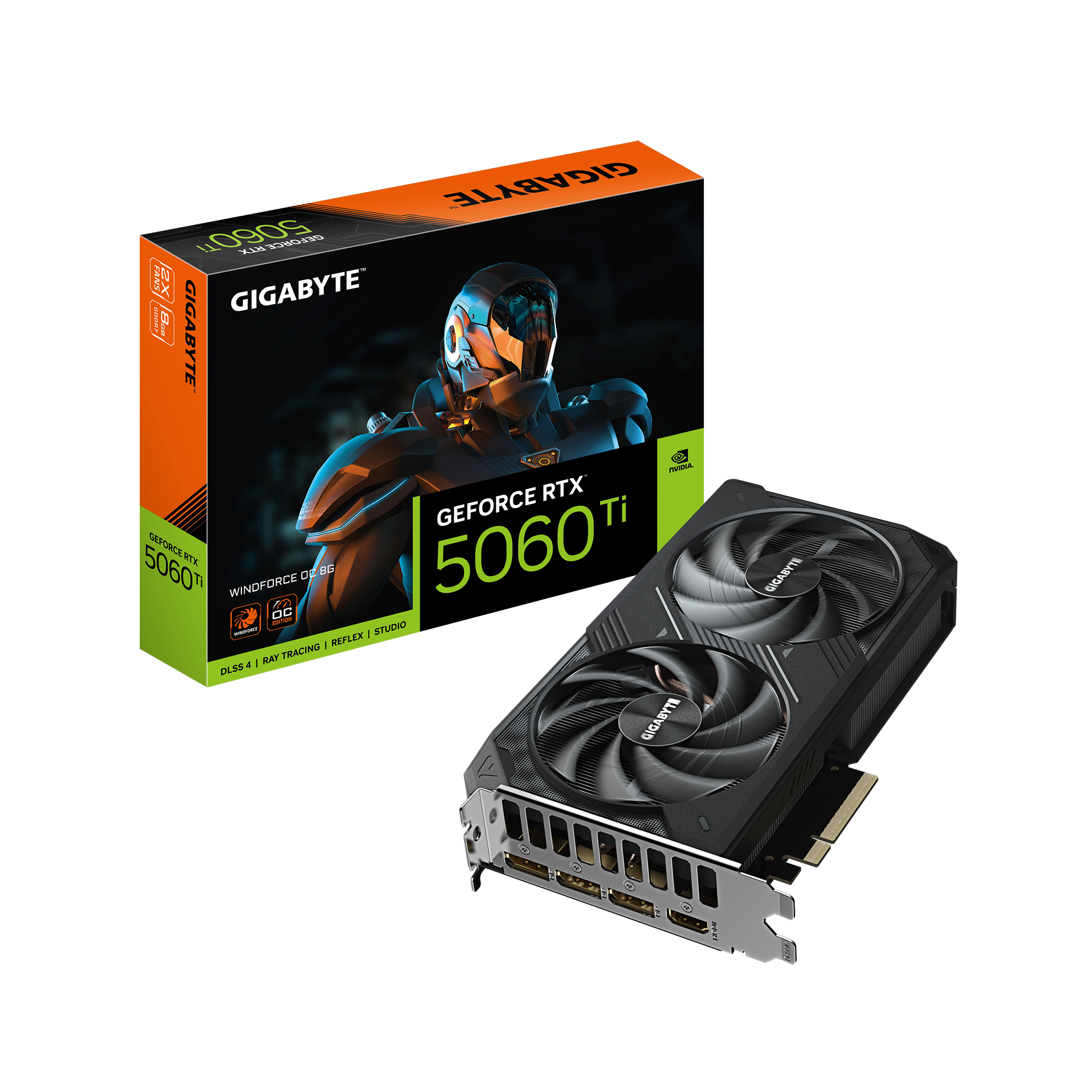 GIGABYTE RTX5060TI WINDFORCE X2 OC 8GB GDDR7 thumbnail 23