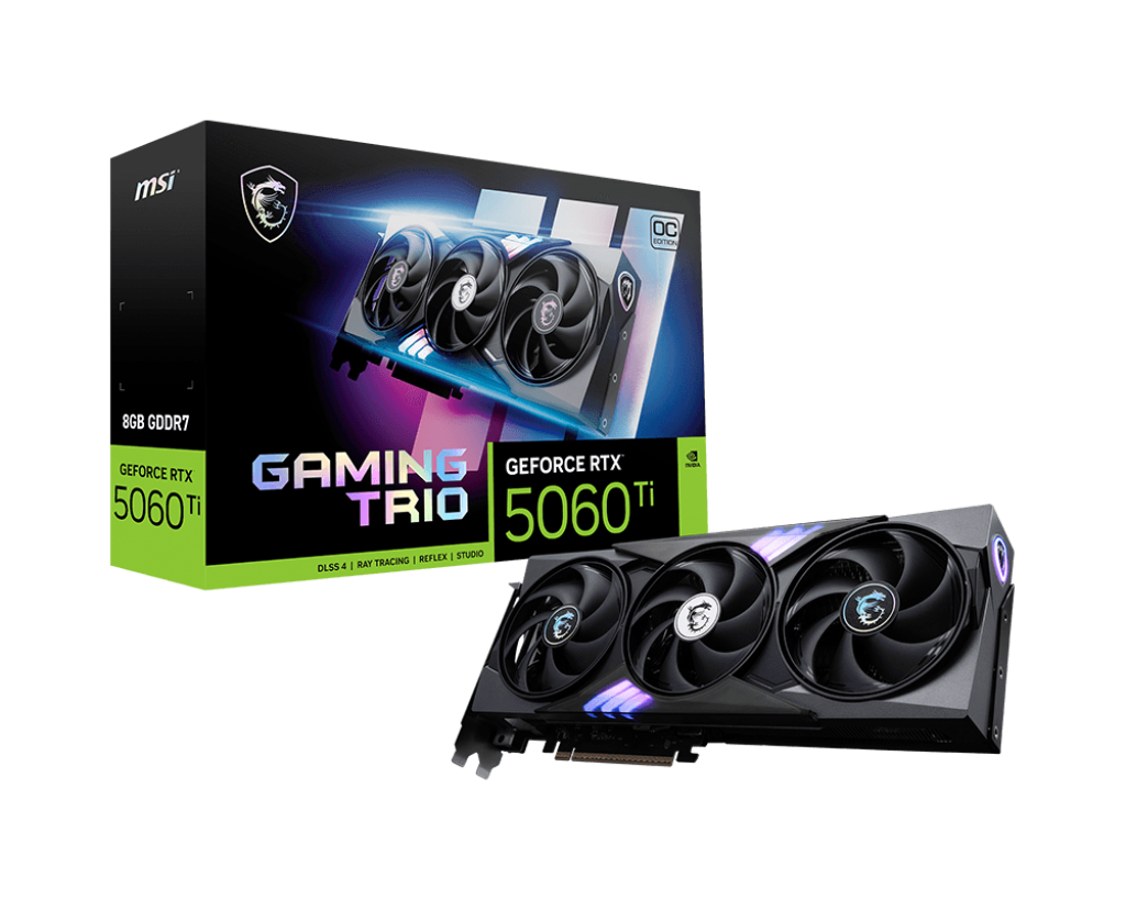 MSI RTX5060TI GAMING TRIO OC 8GB GDDR7 thumbnail 5