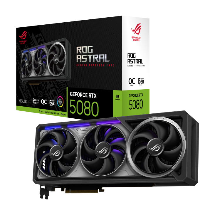 ROG ASTRAL RTX5080 GAMING 16GB GDDR7 thumbnail 2
