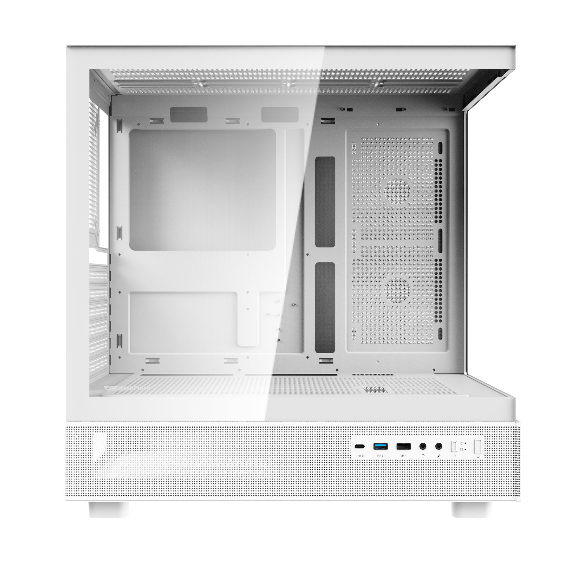 DARKFLASH DPX90 WITH 3 ARGB FANS ATX CASE WHITE thumbnail 5