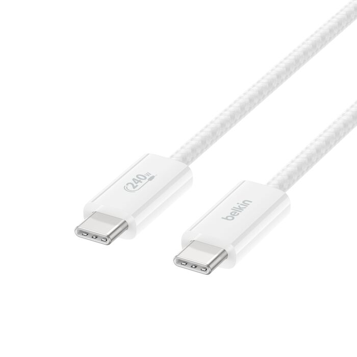 BELKIN BoostCharge USB-C至USB-C編織連接線(240W/1.5米/2PK) thumbnail 5