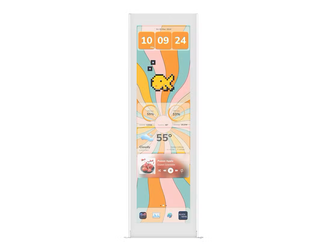 HYTE Y70 TOUCH INFINITE DISPLAY UPGRADE WHITE thumbnail 2