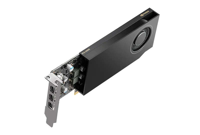 QUADRO NVIDIA RTX A1000 8GB GDDR6 128BIT mDPx4 thumbnail 3