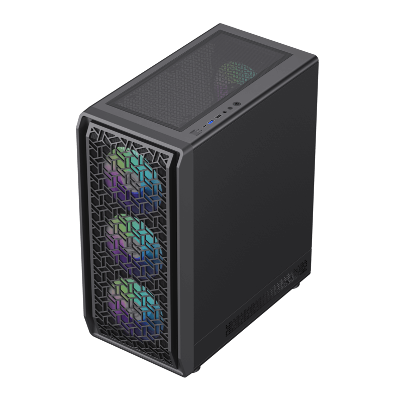 GAMEMAX FORGE AB ATX CASE BLACK thumbnail 7