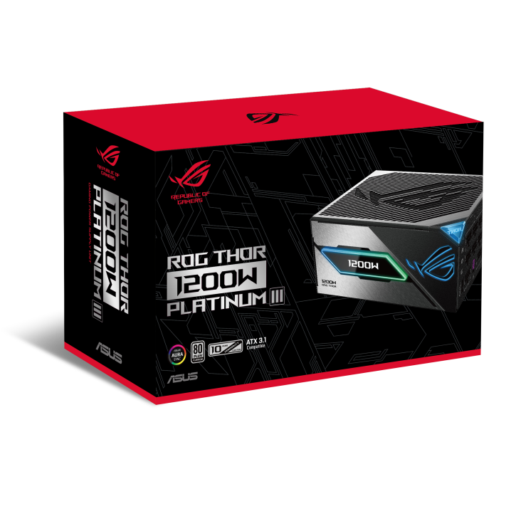 ASUS ROG GAMING THOR III 1200W PLATINUM thumbnail 11