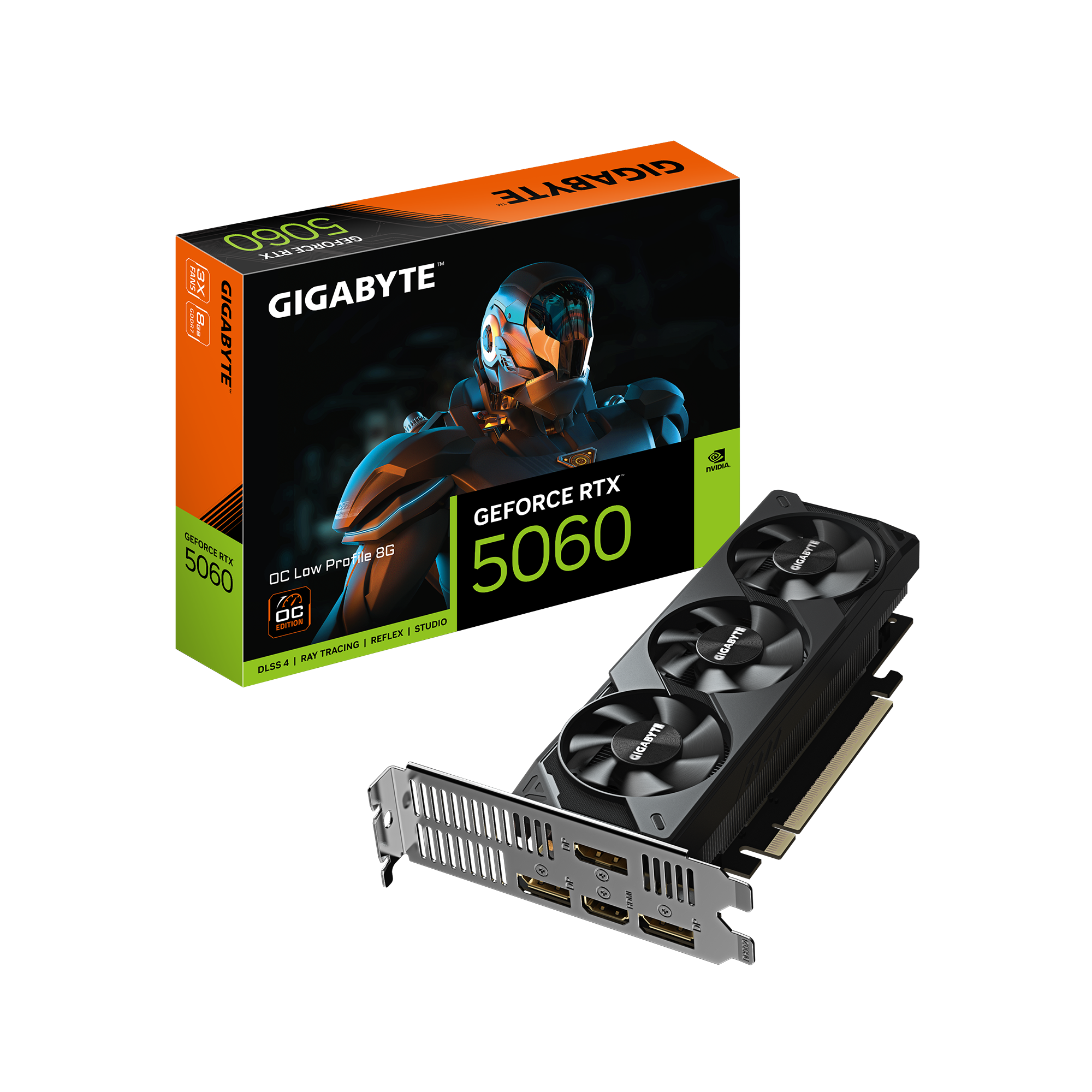 GIGABYTE RTX5060 OC 8GB GDDR7 LOW PROFILE thumbnail 2