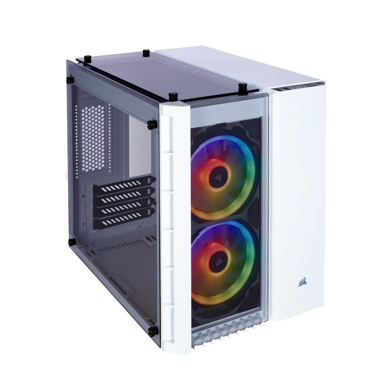CRYSTAL SERIES 280X RGB MICRO-ATX CASE WH