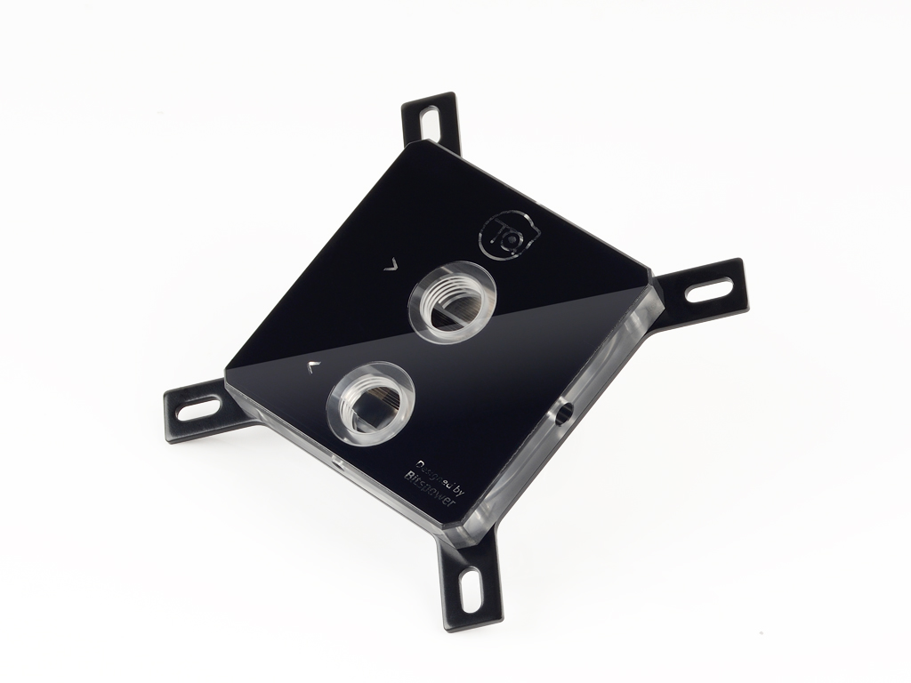 CPU Block Acrylic Clear (2015Q3CPUACI) - Black