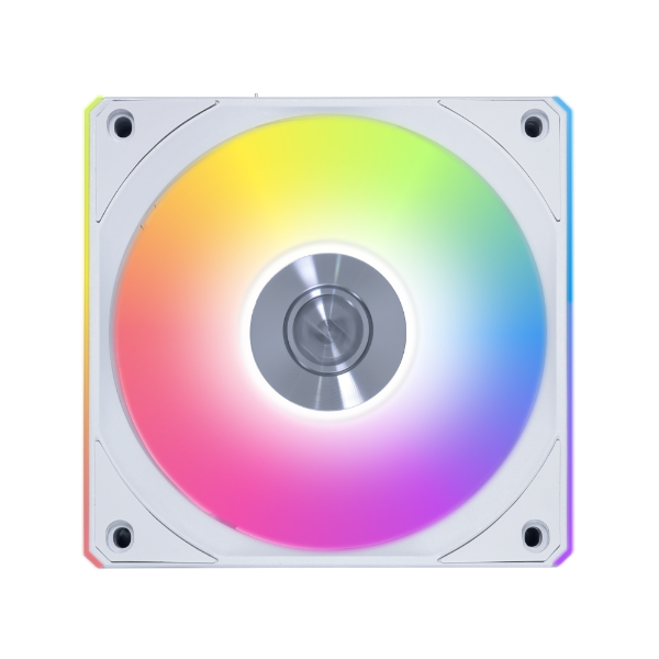 LIAN LI 120MM UNI FAN R12CL LED REVERSE WIRELESS BK(3PACK) thumbnail 4