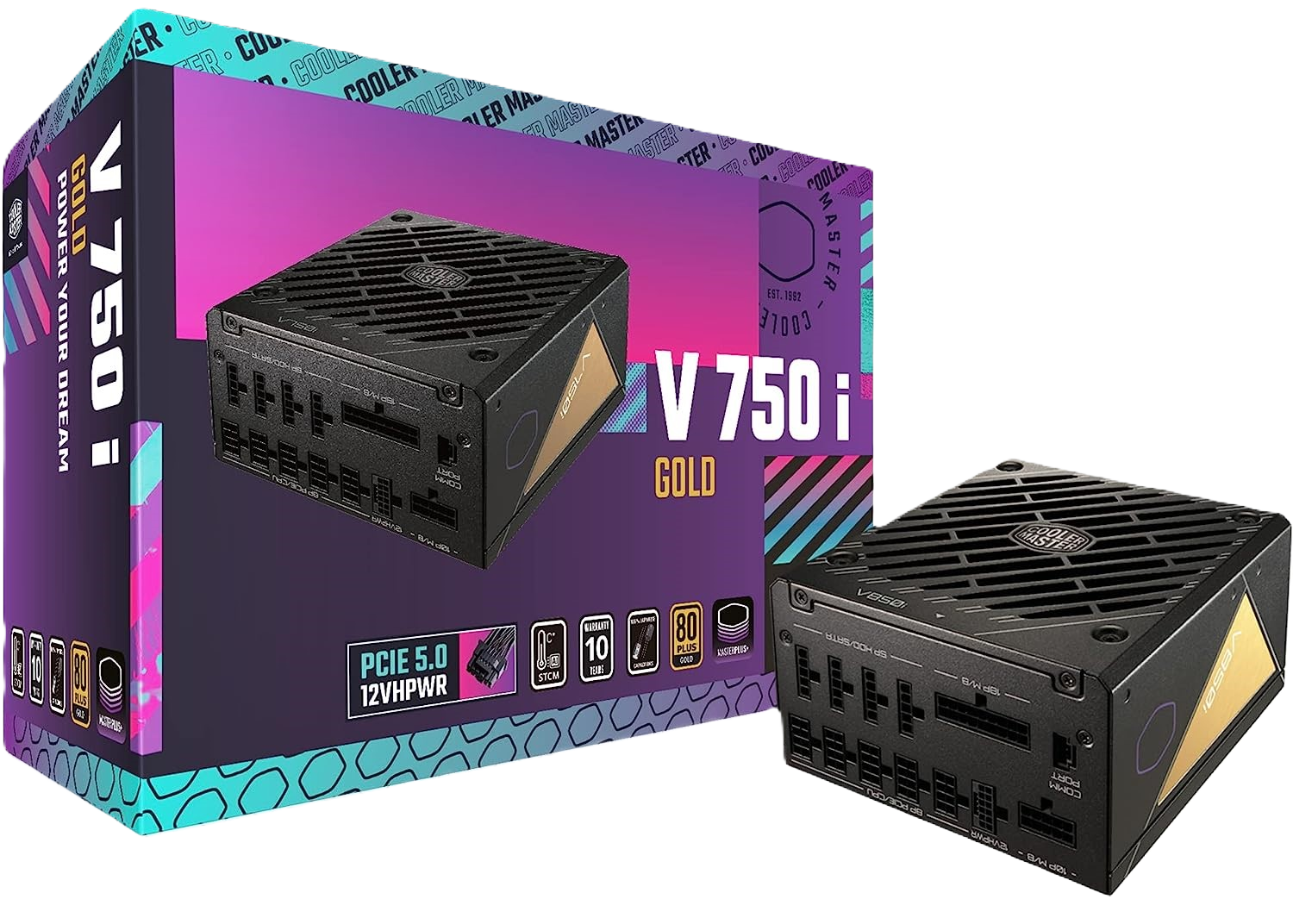 COOLER MASTER V750 GOLD I POWER SUPPLY thumbnail 3