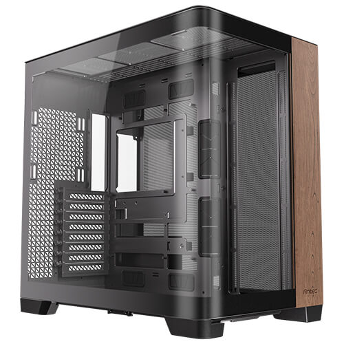 ANTEC C8 CURVE WOOD FRONT & SIDE GLASS CASE thumbnail 2
