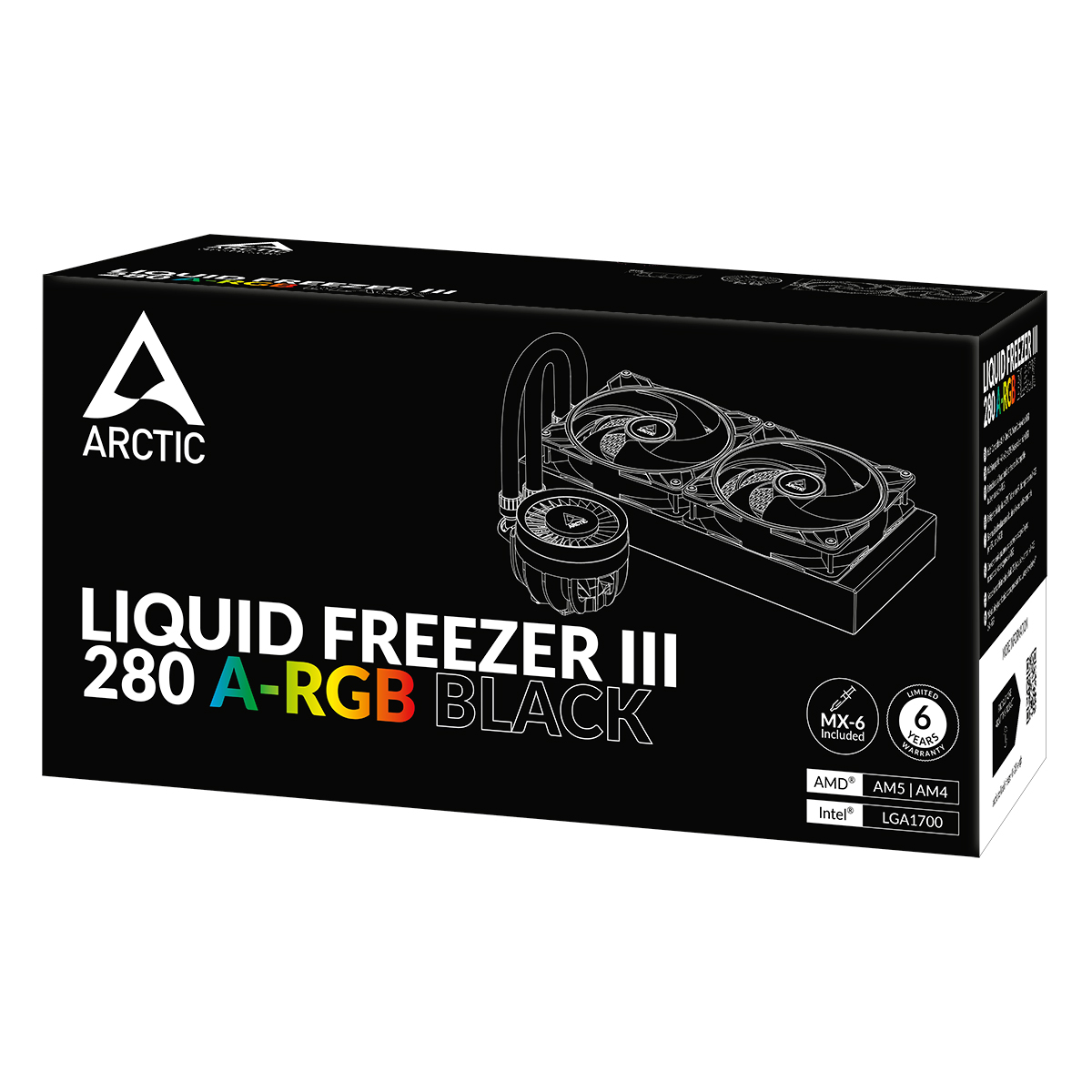 ARCTIC LIQUID FREEZER III 280 ARGB BLACK thumbnail 6