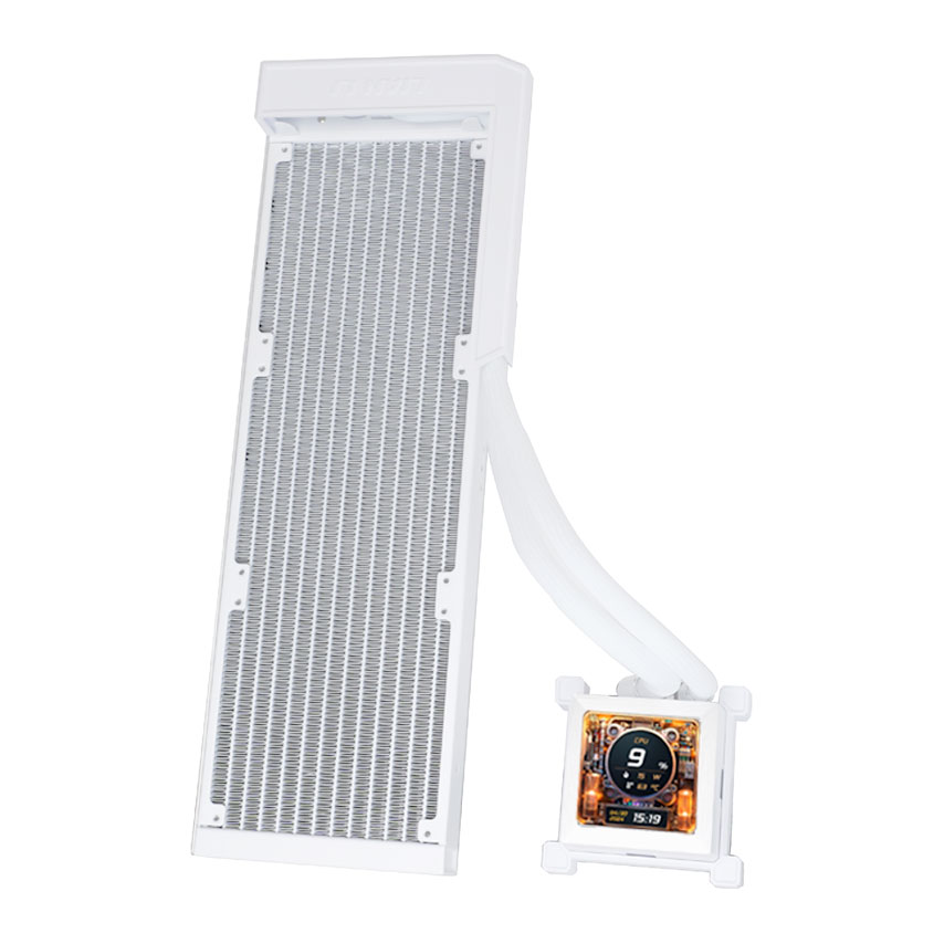 HYDROSHIFT LCD 360N RADIATOR ONLY, NO FAN WHITE