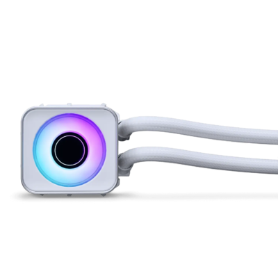 PHANTEKS GLACIER ONE 420D30 X2 D-RGB AIO CPU COOLER WHITE thumbnail 2