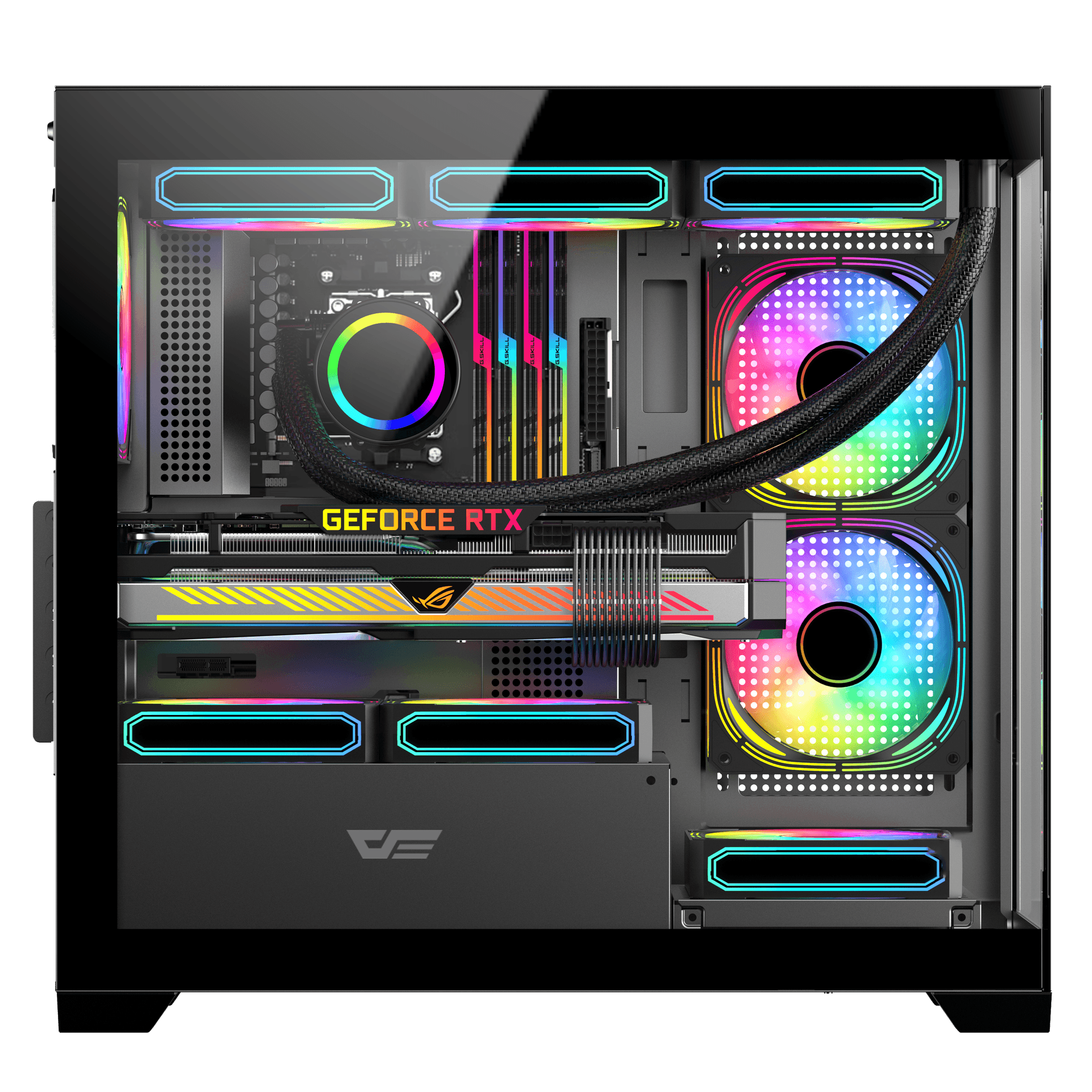 DARKFLASH DS900M MATX CASE BLACK thumbnail 5