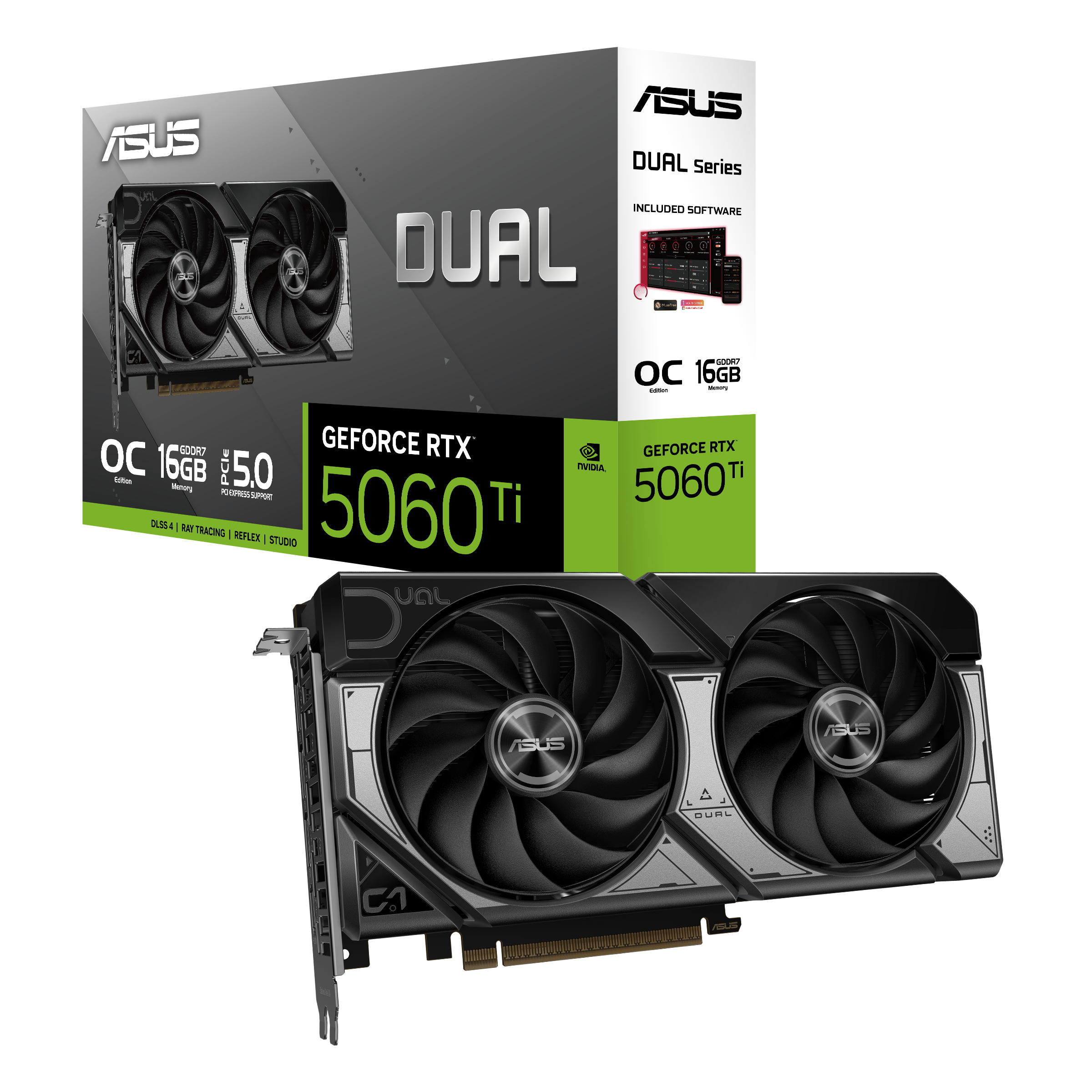 ASUS DUAL RTX5060TI OC 16GB GDDR7 thumbnail 8