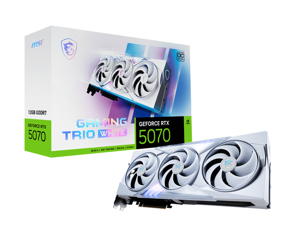RTX5070 GAMING TRIO OC 12GB GDDR7 WHITE