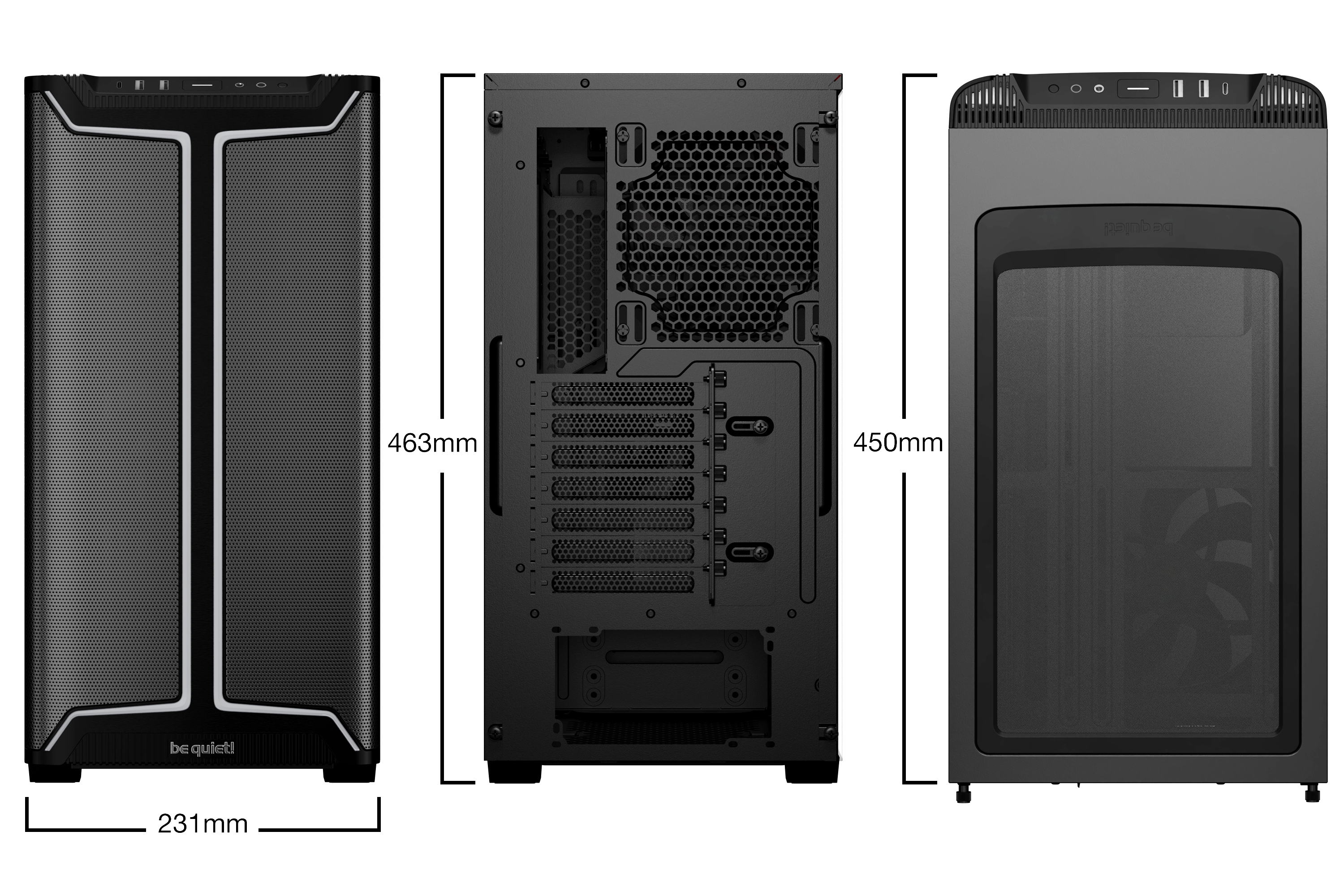 BE QUIET! PURE BASE 501 DX BLACK (BGW76) thumbnail 3
