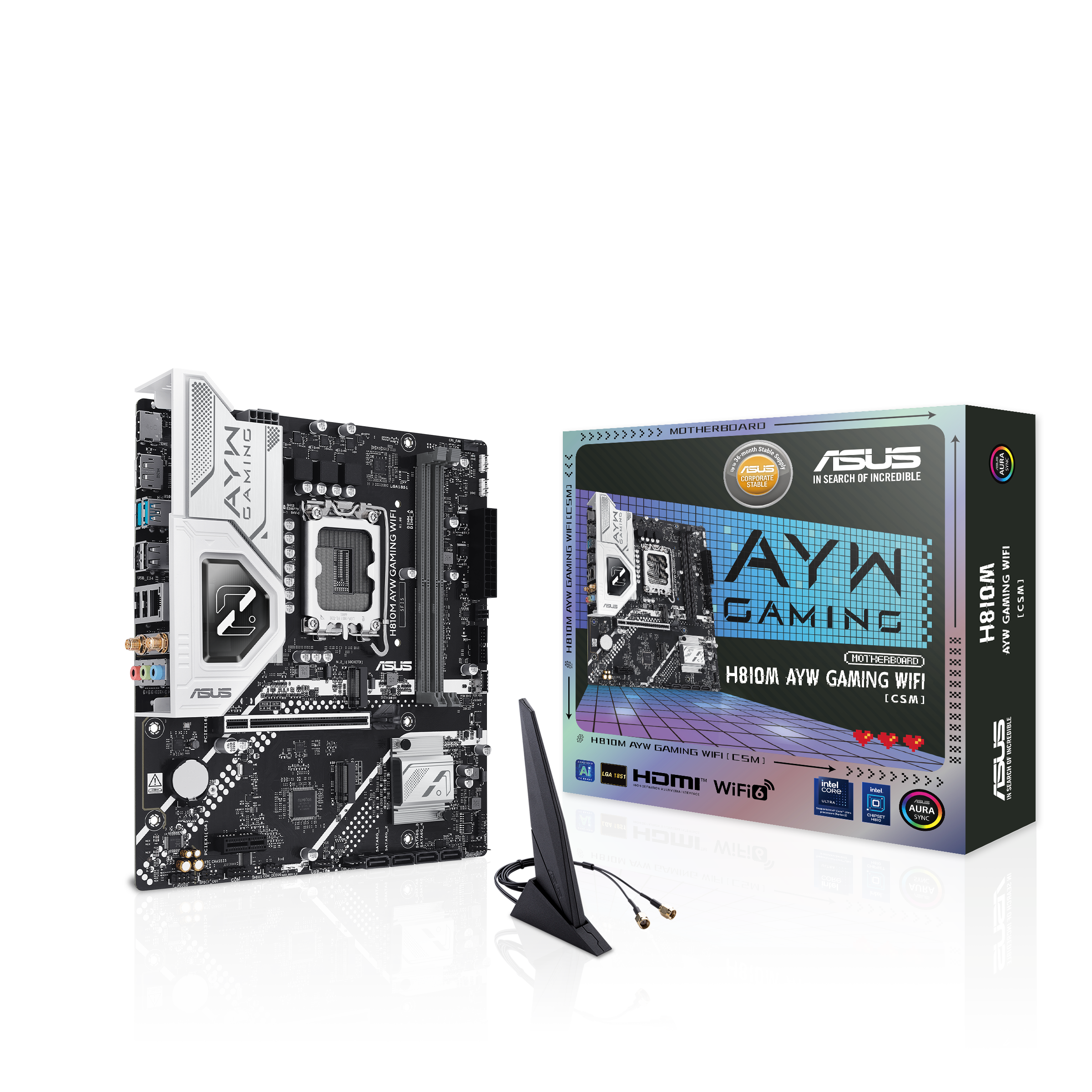 ASUS H810M AYW GAMING WIFI-CSM thumbnail 7